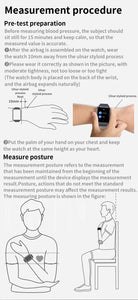 S6 Smart Watch Body Temperature Air Pump Bag Type True Blood Pressure Test Blood Oxygen Heart Rate Smartwatch For Men Women