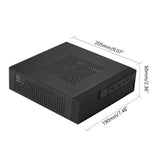 HTPC Case Mini ITX Gaming PC Chassis Desktop Micro Chassis Home Theater Personal Computer Enclosure box small case