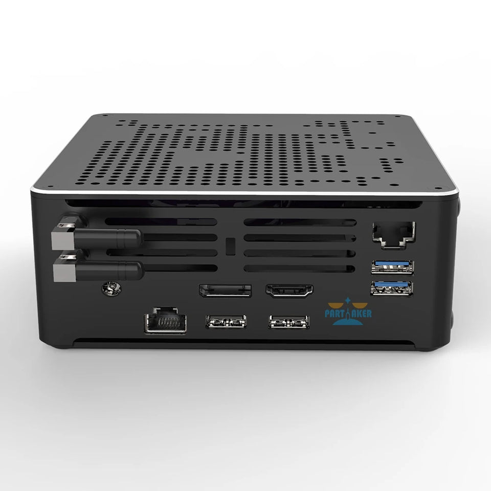 Newest Mini PC Intel I9-10880H I7-8750H 2*DDR4 2*M.2 PCIE+1*2.5''SATA Graphics 630 Gaming Silence PC HDMI DP AC WiFi BT