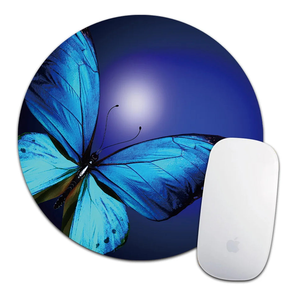 Butterfly Gaming Mouse Pad Leather Waterproof Computer MousePad Mice Mat for Laptop OFFICE Computer Tablet PC Mause Carpet Mat