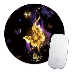 Butterfly Gaming Mouse Pad Leather Waterproof Computer MousePad Mice Mat for Laptop OFFICE Computer Tablet PC Mause Carpet Mat