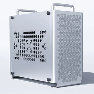 ZZAW Braveman B2  Mini ITX Case Micro Desktop PC  Aluminum Alloy Chassis 2021  with DIY Installing for Gaming and Home Use