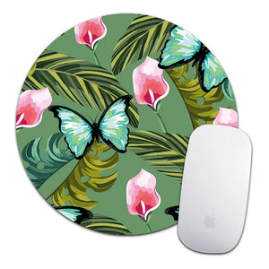 Butterfly Gaming Mouse Pad Leather Waterproof Computer MousePad Mice Mat for Laptop OFFICE Computer Tablet PC Mause Carpet Mat