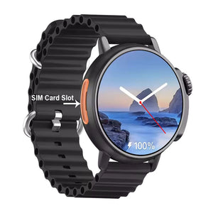 X800 X8 Ultra Smart Watch 4G SIM Card Android Smartwatch Full Internet GPS WIFI NFC 2G 16G 4G 64G Independent Phone Wristwatches