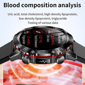 ET482 Smart Watch Touch Screen Smart Watches Answer/Make Call Tracker Blood Pressure Heart Rate Monitoring Fitness Smart Watch