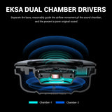 EKSA E4 Wired Headset Gamer 3.5mm Stereo Gaming Headphones for PC/PS4/PS5/Xbox one with Microphone Superlight Over-ear Earphones