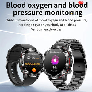 ET482 Smart Watch Touch Screen Smart Watches Answer/Make Call Tracker Blood Pressure Heart Rate Monitoring Fitness Smart Watch