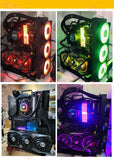 PC Open Case Gamers Cabinet ATX MOD Chassis Rack DIY Computer Base Frame Desktop MATX Aluminum Creative ITX EATX Tower Gaming