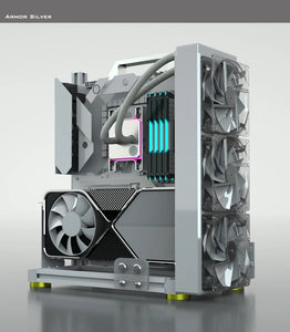 ITX UMATX MATX ATX EATX Gamer Cabinet MOD Desktop PC Open Frame Case Computer Gaming Chassis Vertical Personality DIY