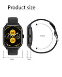 Smart Watch 2024 Android Gift Bluetooth Call Smartwatch Touch Dial Music Fitness Tracker Sports Watches