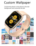 Smart Watch 2024 Android Gift Bluetooth Call Smartwatch Touch Dial Music Fitness Tracker Sports Watches