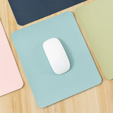 Small PU Mouse Pad Non-Slip Gaming Mat Desktop Leather Waterproof Anti-Scratch Mousepad For Computer PC Laptop Accessories