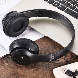 Wireless Foldable Headset Noise Cancelling Bluetooth Headphones Stereo Gaming Headband Earphone with Mic for Xiaomi Cell Tablet