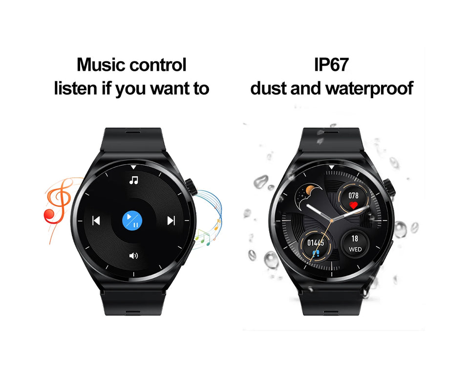 PGRETY 2024 Latest Smart Watches S22 Air Pump+Airbag Type  Pressure 1.39"   Glucose Smart Watch