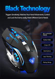 AULA S20 Professional Gaming Mouse 2400 DPI Adjustable USB Wired Backlit Ergonomic Optical LED Mouse for Computer Laptop PC