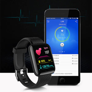 New Smart Watches Men & Women 116 Plus Heart Rate Watch Smart Wristband Sports Watches Smart Band Waterproof Smartwatch Android