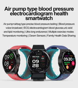 PGRETY 2024 Latest Smart Watches S22 Air Pump+Airbag Type  Pressure 1.39"   Glucose Smart Watch