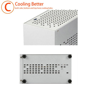 All Aluminum 2.0mm HTPC Mini ITX A4 Chassis Game Computer Support Graphics Card RTX2070 I5 Discrete Display Case K39 A07 A39