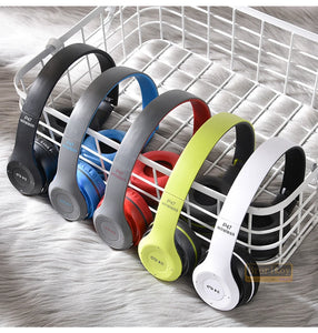 Wireless Foldable Headset Noise Cancelling Bluetooth Headphones Stereo Gaming Headband Earphone with Mic for Xiaomi Cell Tablet