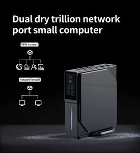 S1 Mini PC Desktop Gaming Windows 11 Intel 12th Alder Lake N100 DDR4 16GB WiFi 5 Dual LAN Support M.2 SATA Dual Sreens Computer