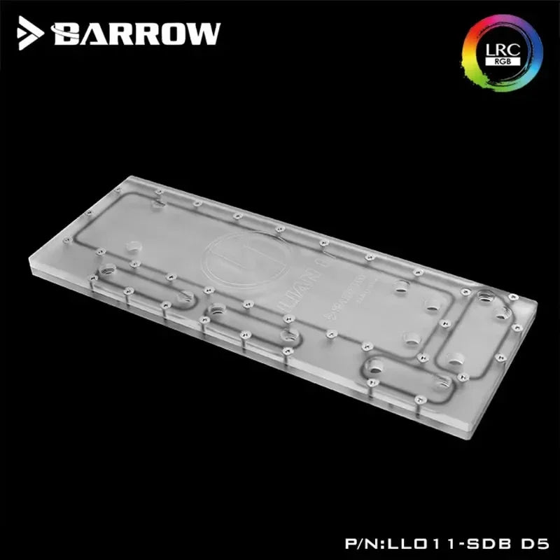 Barrow Distroplate for Lian Li PC-O11 Dynamic Case LLO11-SDB D5 Water Cooling System for PC Gaming 5V 3PIN ARGB Waterway Board