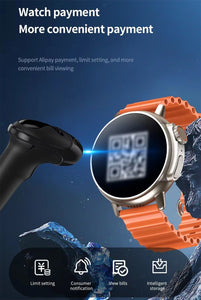 X800 X8 Ultra Smart Watch 4G SIM Card Android Smartwatch Full Internet GPS WIFI NFC 2G 16G 4G 64G Independent Phone Wristwatches