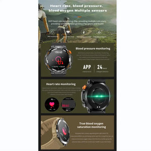 Call Smart Watch Women Full Touch Outdoor Sport Fitness Tracker Sleep Blood Oxygen Monitor Waterproof Bluetooth Music Watches