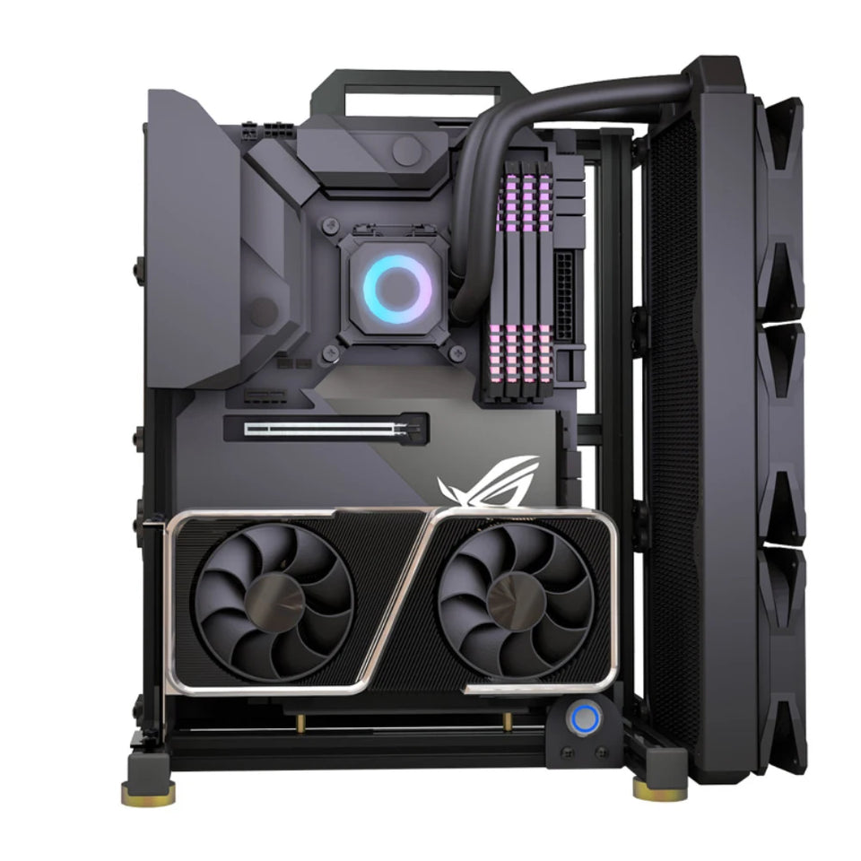 DIY Gamers Cabinet MOD ITX MATX PC Case Open Frame Aluminum Creative ATX EATX Tower Desktop Gaming Computer Chassis Rack