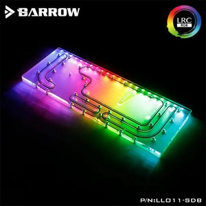 Barrow Distroplate for Lian Li PC-O11 Dynamic Case LLO11-SDB V1 Water Cooling System for PC Gaming 5V 3PIN ARGB Waterway Board