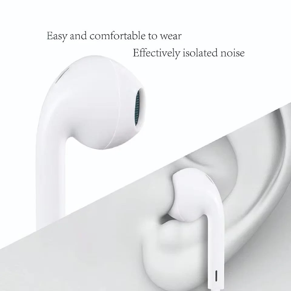 Apple original wired earphones showcase excellent sound quality and native support charm, as well as adaptability advantages