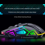 Professional USB Wired Gaming Mouse 6 Button 3200DPI LED Optical Computer Mouse Game Mice Silent Mouse Mause For PC laptop Gamer