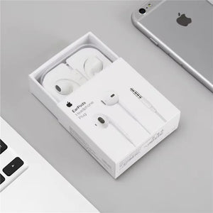 Apple original wired earphones showcase excellent sound quality and native support charm, as well as adaptability advantages